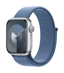 Apple Watch Series 9 pametni sat, 41 mm, GPS, srebrni, Loop remen u Storm blue