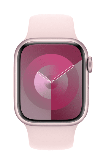 Apple Watch Series 9 pametmi sat, 41 mm, GPS, sportski remen M/L, roza