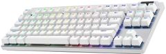 Logitech G Pro X TKL gaming tipkovnica, bijela