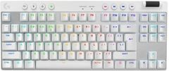 Logitech G Pro X TKL gaming tipkovnica, bijela
