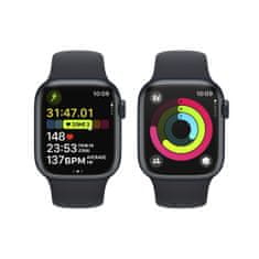 Apple Watch Series 9 pametni sat , 41 mm, GPS, sportski remen S/M, Midnight