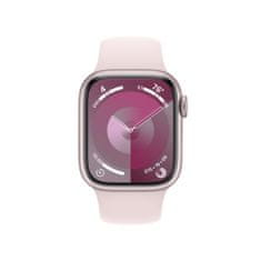 Apple Watch Series 9 pametni sat, 41 mm, GPS, sportski remen S/M, ružičasti