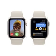 Apple Watch SE pametni sat, 40 mm, GPS, sportski remen S/M, Starlight