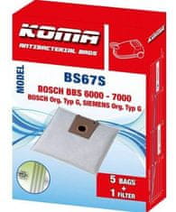 KOMA Vrećice za usisavač BS67S - Bosch Typ G, 5ks