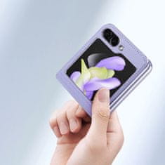 Dux Ducis Bril preklopna maska za Samsung Galaxy Z Flip 5 5G, ljubičasta