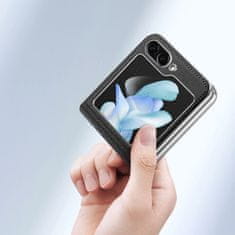 Dux Ducis Bril preklopna maska za Samsung Galaxy Z Flip 5 5G, crno