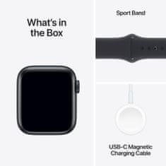Apple Watch SE pametni sat SE, 40 mm, GPS, sportski remen S/M,Midnight