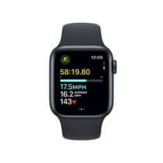 Apple Watch SE pametni sat SE, 40 mm, GPS, sportski remen S/M,Midnight