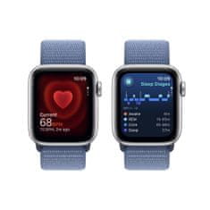 Apple Watch SE pametni sat, 40 mm, GPS, srebrni, Loop remen zimsko plavi