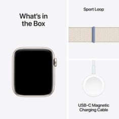 Apple Watch SE pametni sat, 44 mm, GPS, Loop remen, Starlight