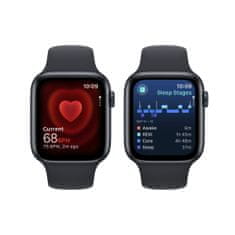 Apple Watch SE pametni sat SE, 44 mm, GPS, sportski remen M/L,Midnight