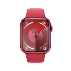 Apple Watch Series 9 pametni sat, 45 mm, GPS, sportski remen S/M, crvena