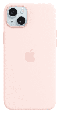  Apple silikonska maska ​​za iPhone 15 Plus, s MagSafeom, Light Pink