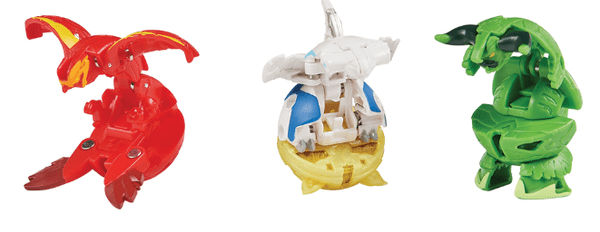 Spin Master Bakugan Starter set, Hammerhead, Bruiser & Ventri