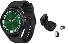 Samsung SM-R960 Galaxy Watch6 Klasični pametni sat 47 mm BT crni + Buds Live Mystic crni