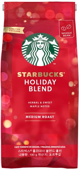Starbucks Holiday Blend ograničeno izdanje, zrna kave, 190 g