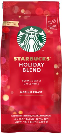 Starbucks Holiday Blend ograničeno izdanje, zrna kave, 190 g