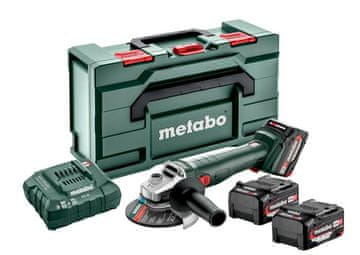 METABO KUTNA BRUSILICA W 18 L 9-125 QUICK 3x4.0Ah