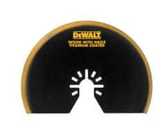 DeWalt 100 mm titanska poluokrugla pilna ploča za drvo i PVC s ugrađenim čavlima