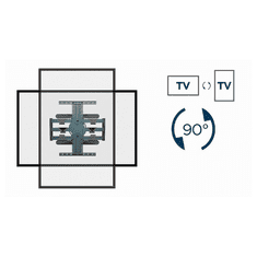 Gembird Nosač za LCD TV WM-80STR-01 40"-80"