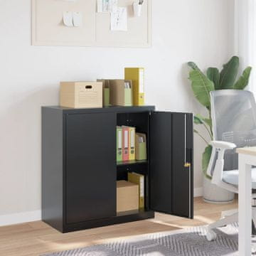 Vidaxl Ormar za spise antracit boje 79x40x90 cm čelik