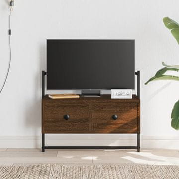 Vidaxl Zidni TV ormarić smeđi hrast 60,5 x 30 x 51 cm