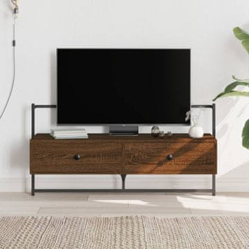 Vidaxl Zidni TV ormarić smeđi hrast 100,5 x 30 x 51 cm