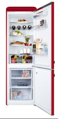 ETA Storio retro kombinirani hladnjak, 216 l, 84 l, crvena