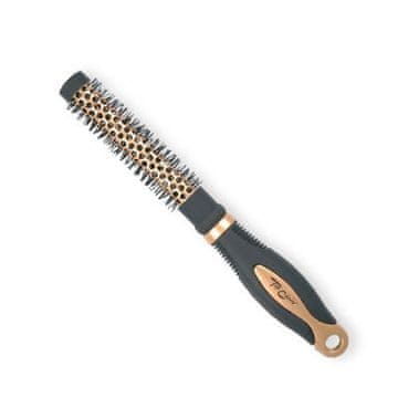 TOP CHOICE Ekskluzivna četka za kosu Hair Accessories, veličina XS, okrugla, zlatna/crna, 62001-02