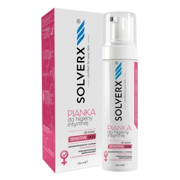 SOLVERX Pianka do higieny intymnej dla kobiet 200 ml