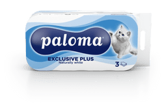 Paloma Exclusive toaletni papir, bijela, 8 komada