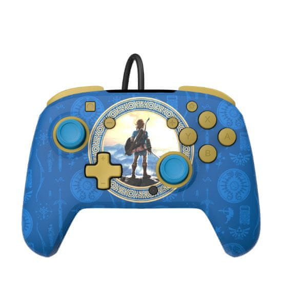 PDP Rematch žičani kontroler za Nintendo Switch, Hyrule Blue