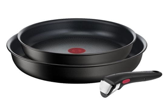 Tefal Ingenio Eco Resis set: 2 tave, 24/28 cm + 1 ručka koja se može skinuti (L3979102)