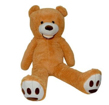 Aga4Kids plišani medvjed 130 cm svijetlosmeđi s šapama
