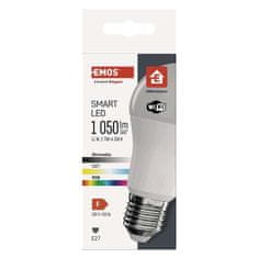 EMOS GoSmart pametna LED žarulja, A60, 11 W, 1050 lm, E27, WiFi