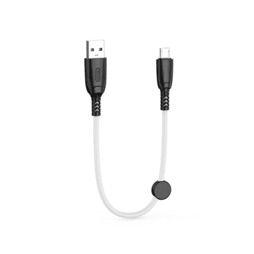 XO Kabel NB247 USB - microUSB 0,25m 6A bijeli