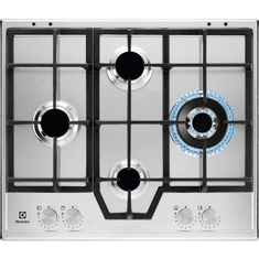 Electrolux KGS64562SX 600 SlimLine ugradbena plinska ploča za kuhanje