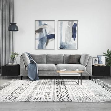 Vidaxl Klub stolići, set od 2, crni, 50x50x40 cm