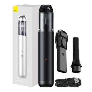 BASEUS Bežični usisavač za automobil Baseus A3 15000Pa (crni)