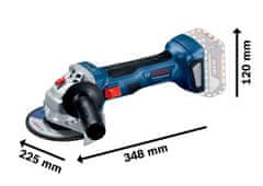 BOSCH Professional akumulatorska kutna brusilica GWS 180-LI (06019H9021)