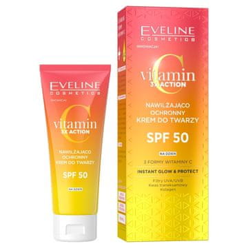 Eveline Vitamin C 3xAction hidratantna i zaštitna dnevna krema za lice SPF50 30 ml