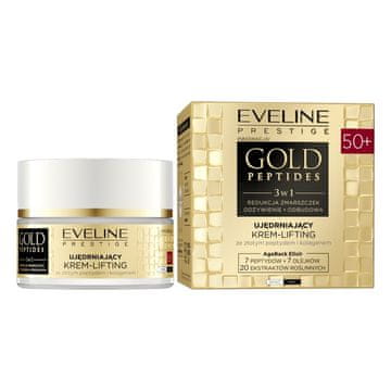 Eveline Gold Peptides 3u1 učvršćujuća krema za lifting 50+ za dan i noć 50 ml