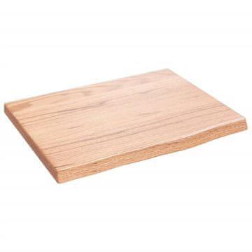 Vidaxl Kupaonska radna ploča svjetlosmeđa 40x30x2 cm tretirano drvo