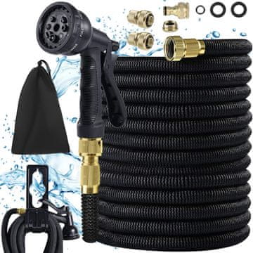 Malatec Pro set produžnih vrtnih crijeva 15m za crna zalijevanje