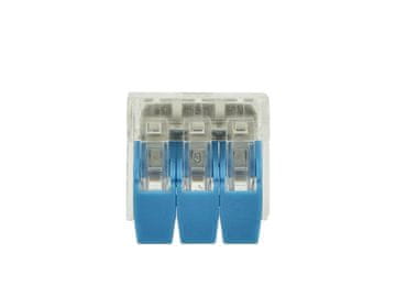 GEKO 10x Brza montažna kopča - trostruka spojna kopča 3×0,2-4mm2
