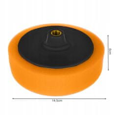 Malatec Skup od tri m14 150 mm spužve za poliranje