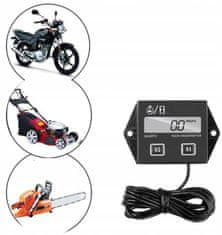 Malatec LCD koji radi na pjevanju radnih sati radnog motora
