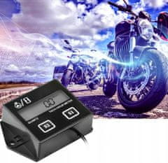 Malatec LCD koji radi na pjevanju radnih sati radnog motora