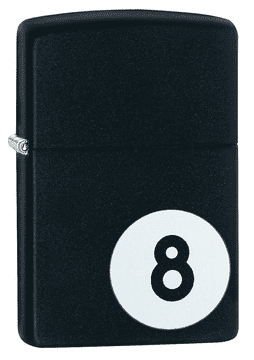 Zippo 28432 8 Ball Billiards Black Matte upaljač