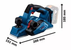 BOSCH Professional akumulatorska blanjalica GHO 185-LI Solo (06015B5021)